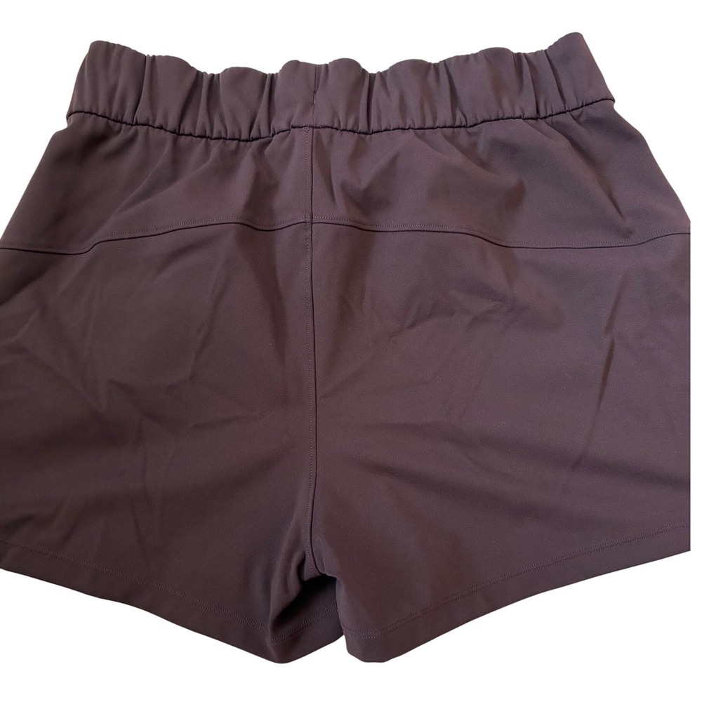 Lululemon Stroll at Sundown Shorts Women 6 Espresso Brown High Rise Athletic Gym